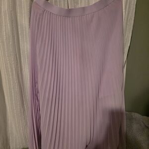 H&M Lavender Pleated Skirt